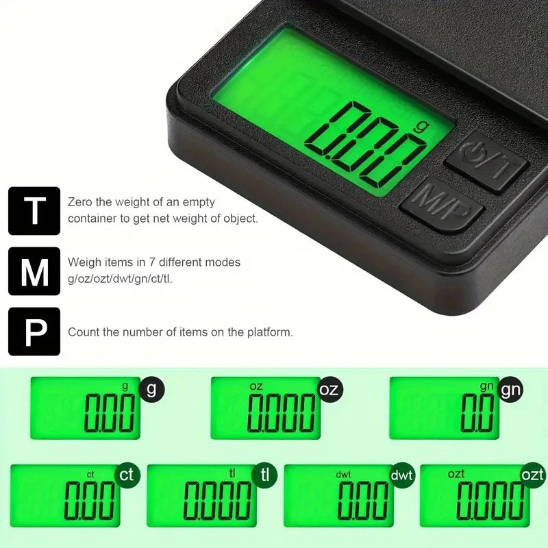 Mini Digital Scale 100/500/1kg 0.01g
