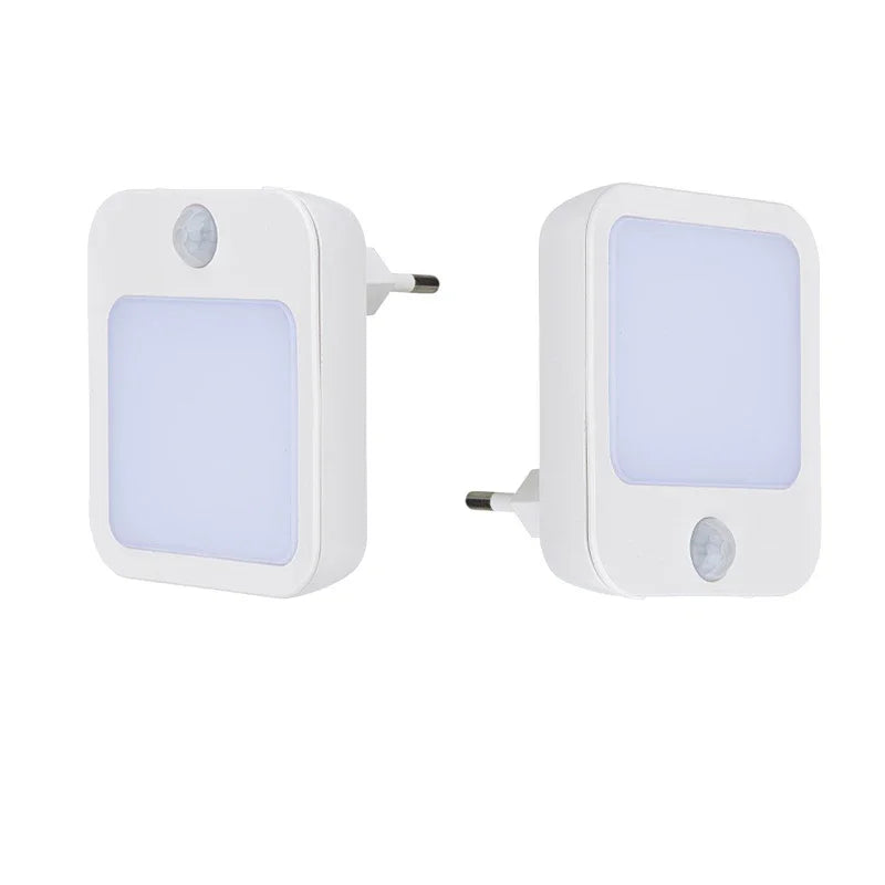 Night Light Motion Sensor With LED Light EU Plug Lamps