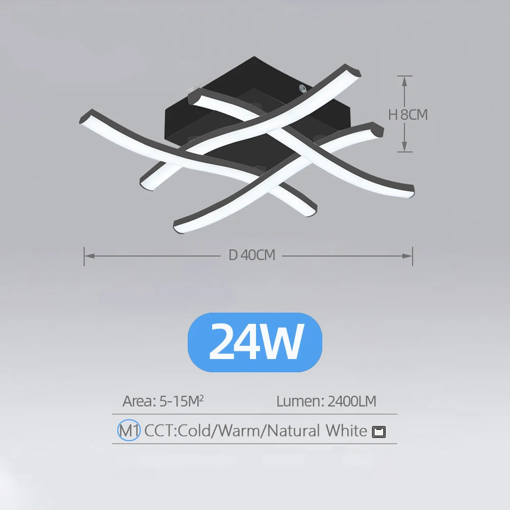 24W Modern Led Ceiling Lights Led Chandelier