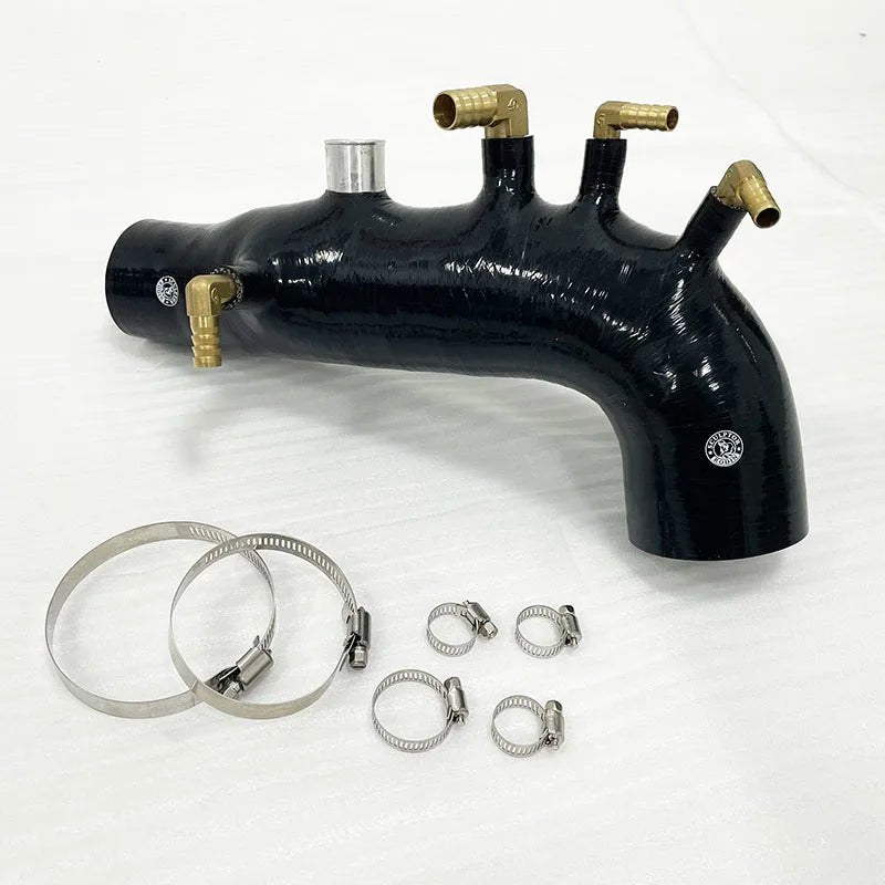 Qatar Silicone Turbo Inlet Intake Hose + Clamps For Subaru Impreza WRX Legacy GE GH GR EJ25 Engine 2.5L 08-14 REV9