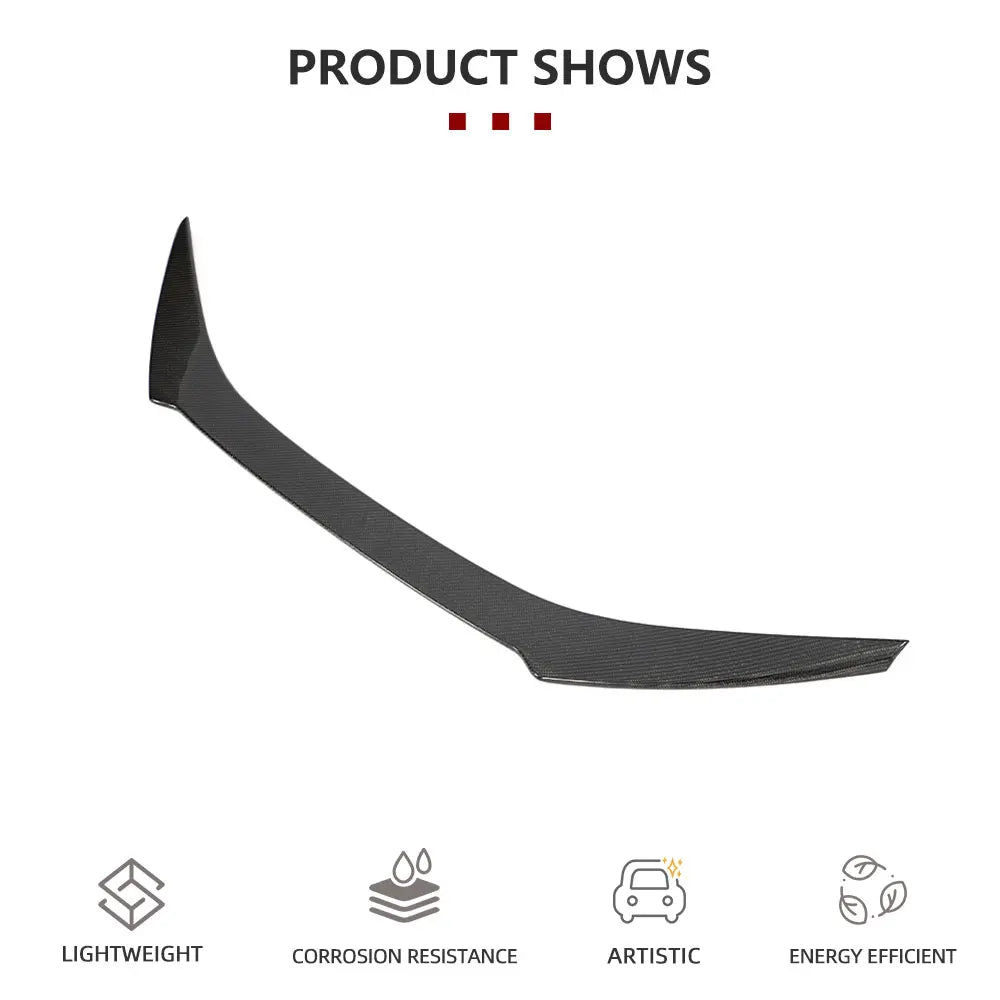 Carbon Fibre Rear Trunk Spoiler for Lexus RC F RCF Coupe 2-Door 2015-2018 Car Rear Spoiler