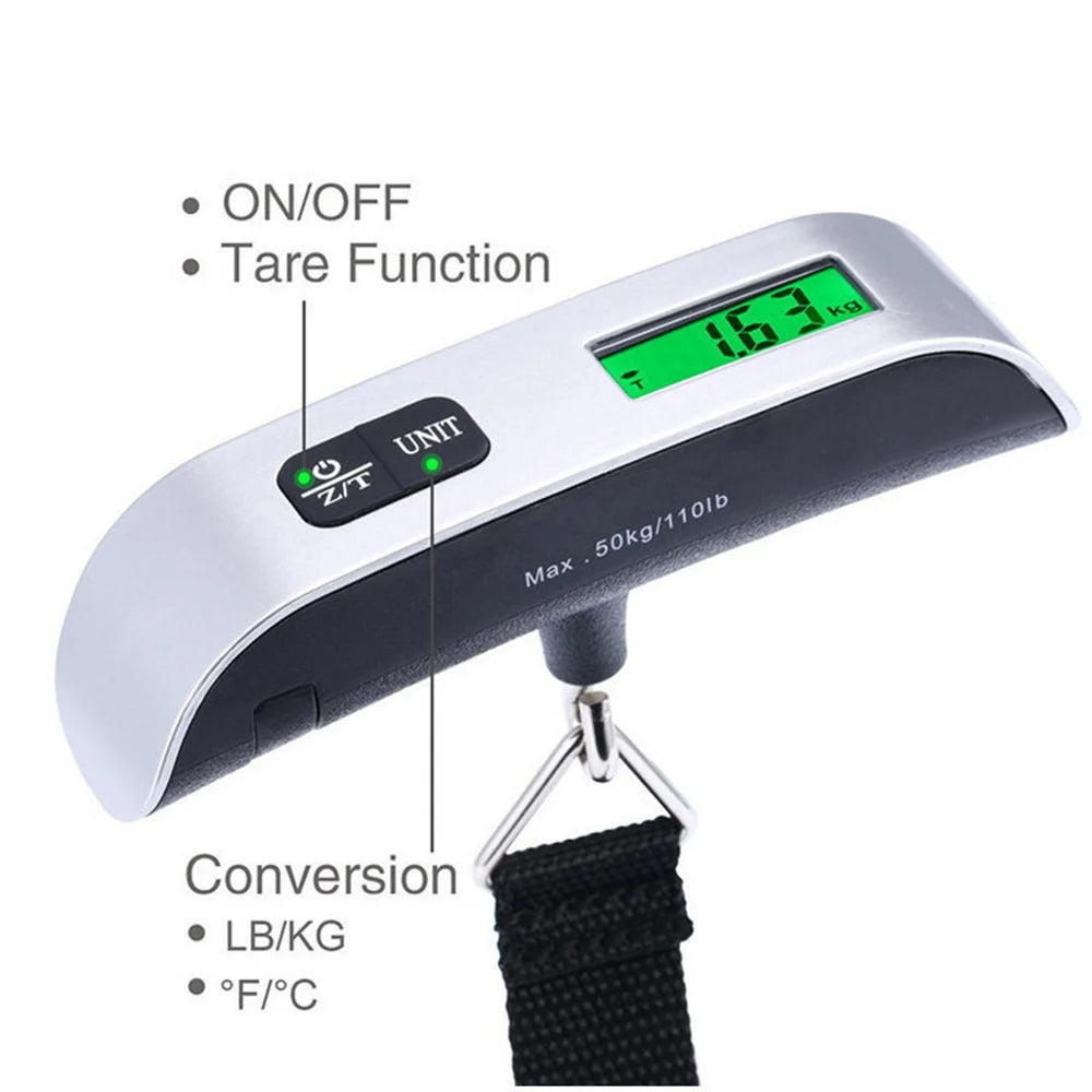 Portable Scale Digital LCD Display 110lb/50kg
