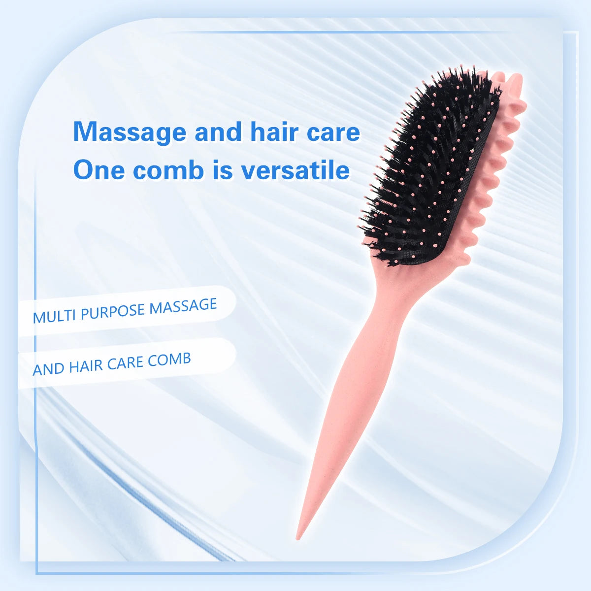 Salon Styling Curly Hair Styling Brush Curl Hair Brush for Combing and Shaping
