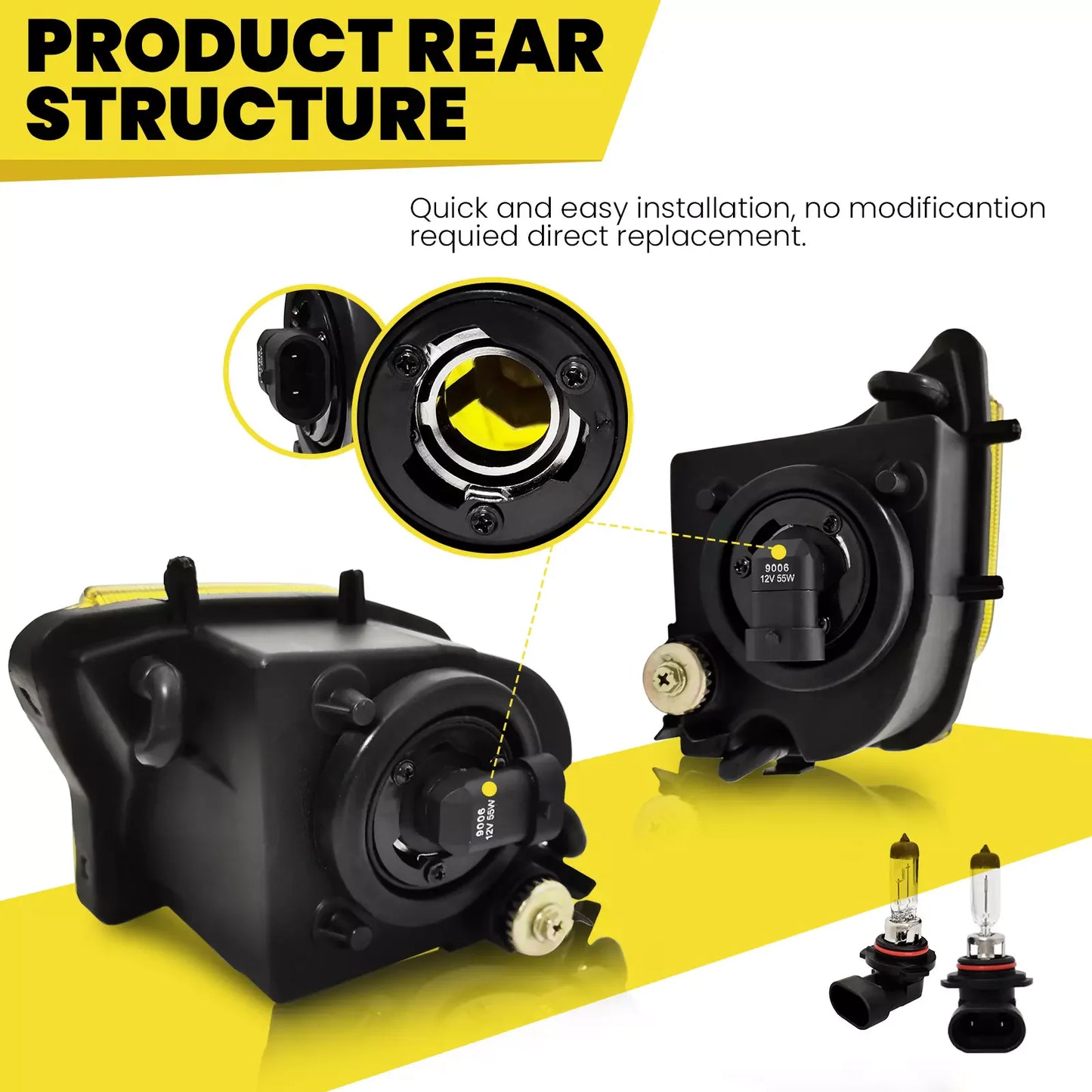Lexus Front Bumper Fog Lights Fog Lamps  IS250 IS350 2006 2007 2008 2009 2010 81221-53290 81211-53290