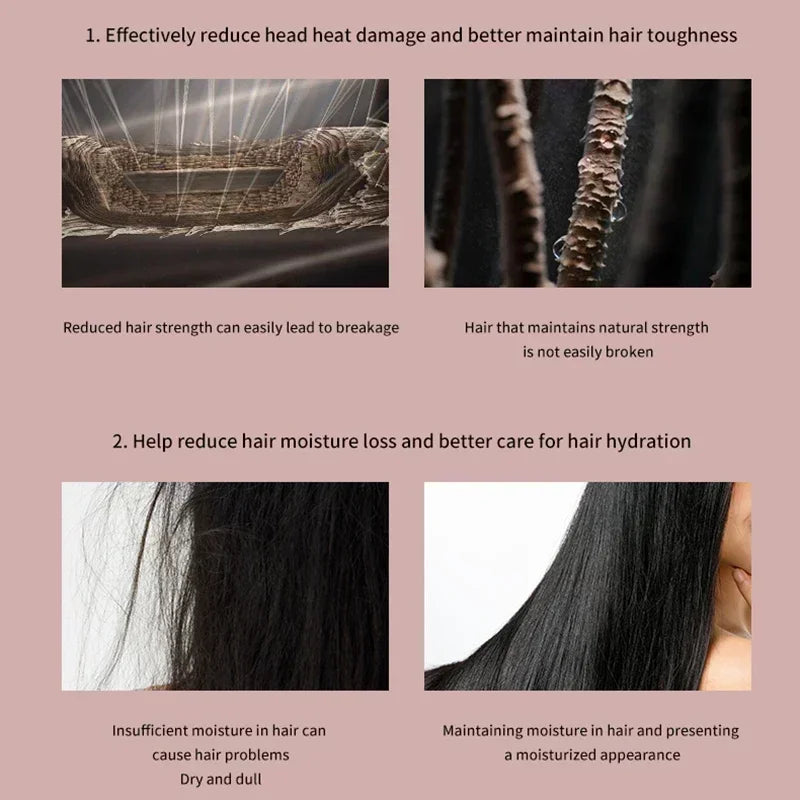 6-in-1 Multi-Function Hair Dryer Styling Tool Curling Iron Hot Air Brush Curling Rod Salon Professional Hair Styler