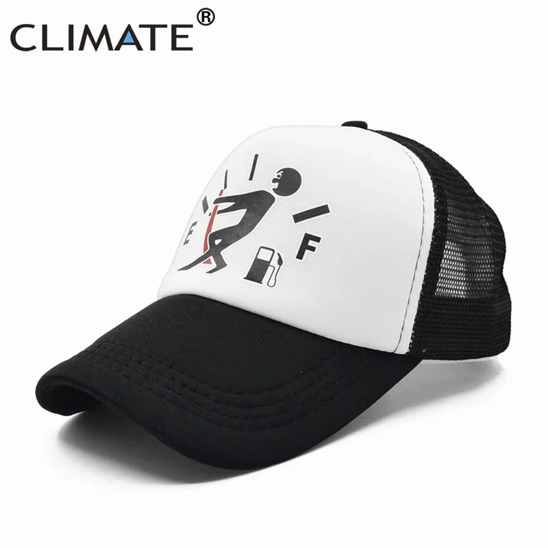 Funny Car Baseball Trucker Caps Men Cool Caps Oiling Refuel Hip Hop Summer Mesh Hat Driver Car Racing Fans Caps for Men