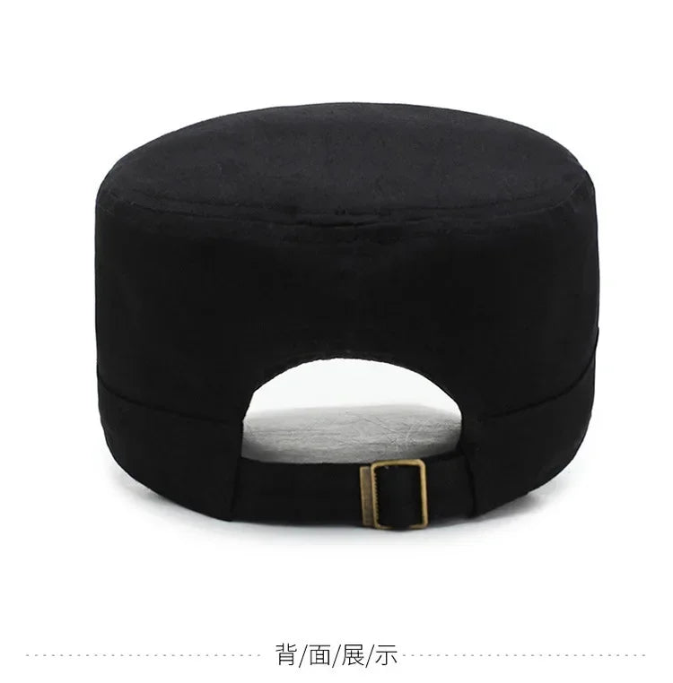 Men Baseball Cap  Flat Caps  Spring Autumn Tactical Hat Men's Flat Top Cotton Cap Sports Leisure Hats