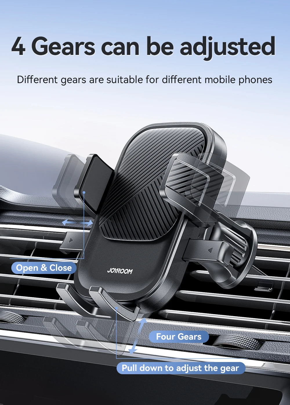 Car Phone Holder 360° Rotation Car Air Vent Phone Holder Universal Hands-Free Cell Phone Mount For 4.7-6.9'' Phones