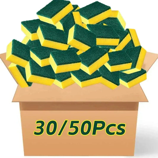 Highly absorbent double-sided sponge magic cleaning