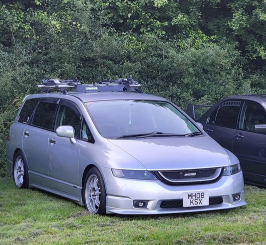 Grille Suitable for Honda Odyssey RB1 refit day regulation MUGEN infinite middle net belt mark 2005-2008 vehicle