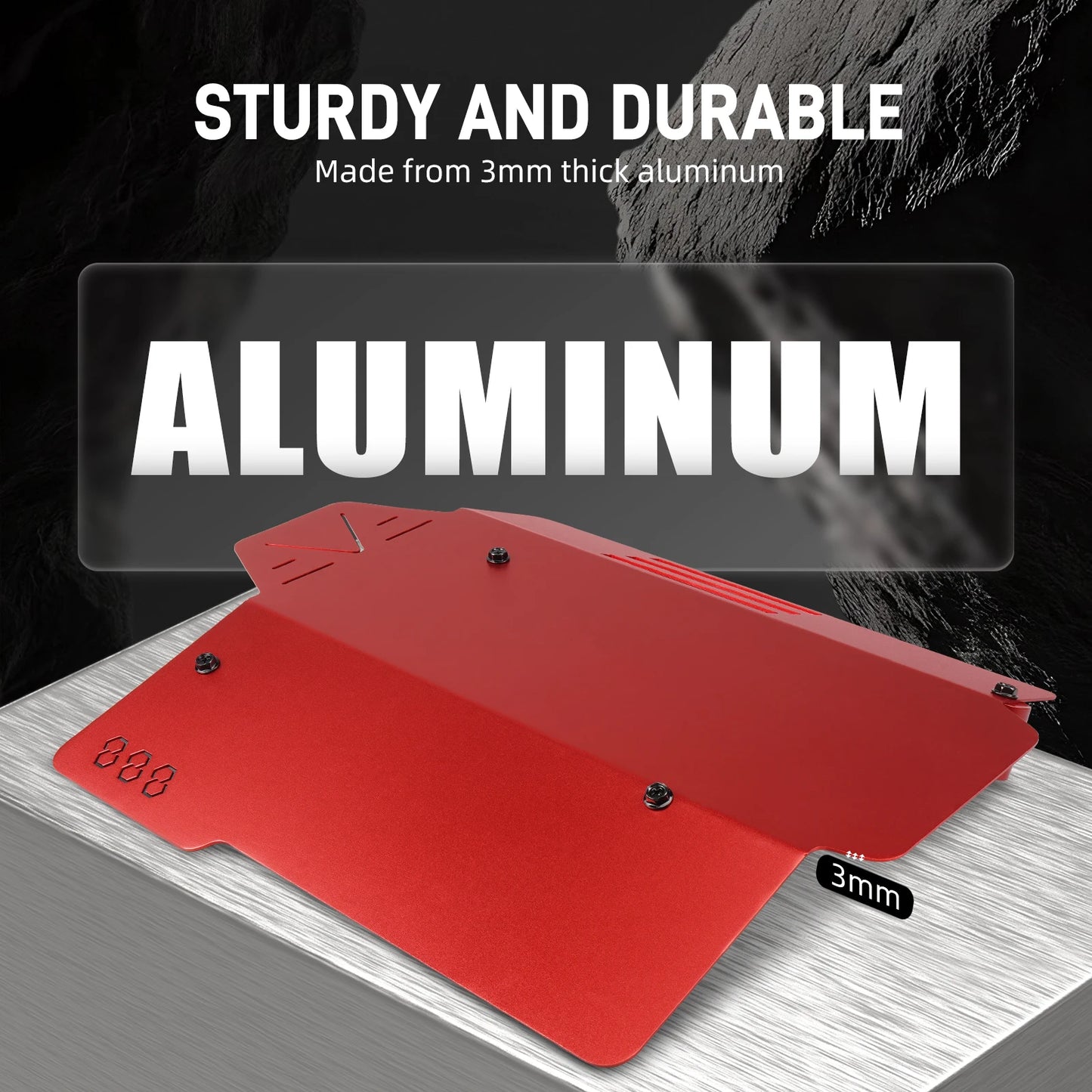QT BEVINSEE Aluminum Engine Cover for VW Golf GTI/for Arteon/for Atlas/for Jetta GLI 2.0L,for Alltrack 1.8L, Replace for 06K103925G