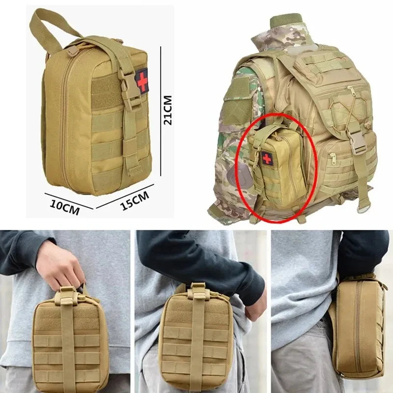 Tactical First Aid Kits Medical Bag Emergency Outdoor Hunting Car Camping Kit